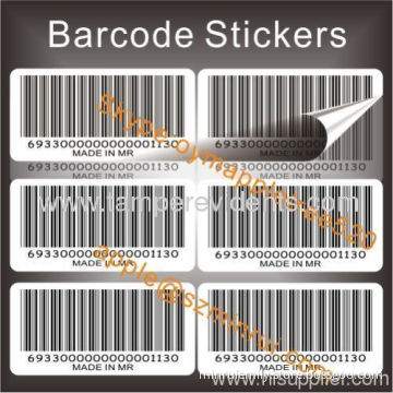 Custom Barcode Sticker Printing,tamper Evident Barcode&amp;qr Code Labels,readable,traceable Barcode Asset Fragile Stickers 